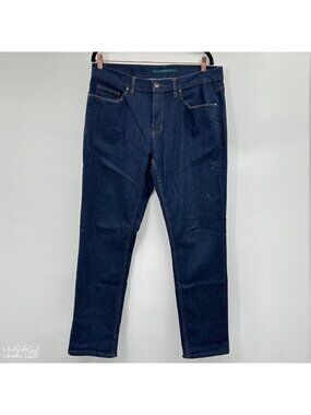 Perry Ellis Slim Fit Stretch Dark Blue Jeans Size 34/30